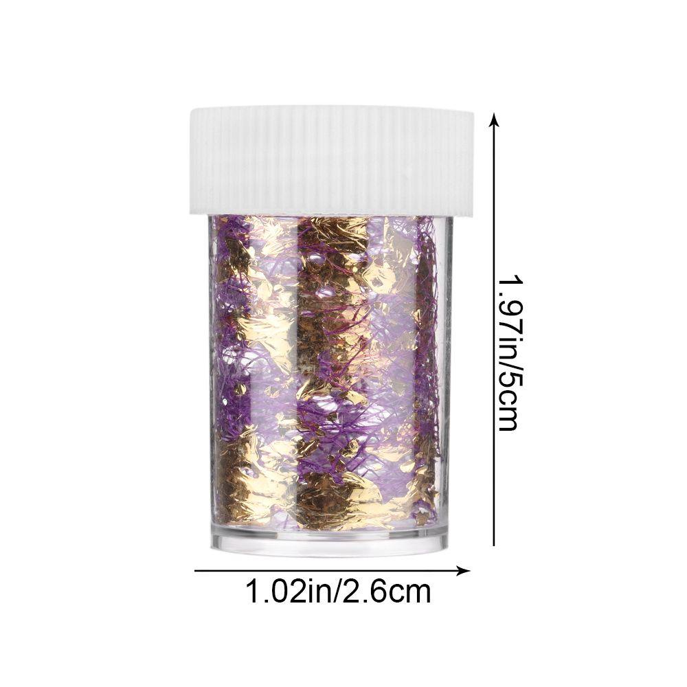 1 Cuộn Băng Dán Móng Tay Bằng Lá Kim Loại Trang Trí Đẹp Mắt