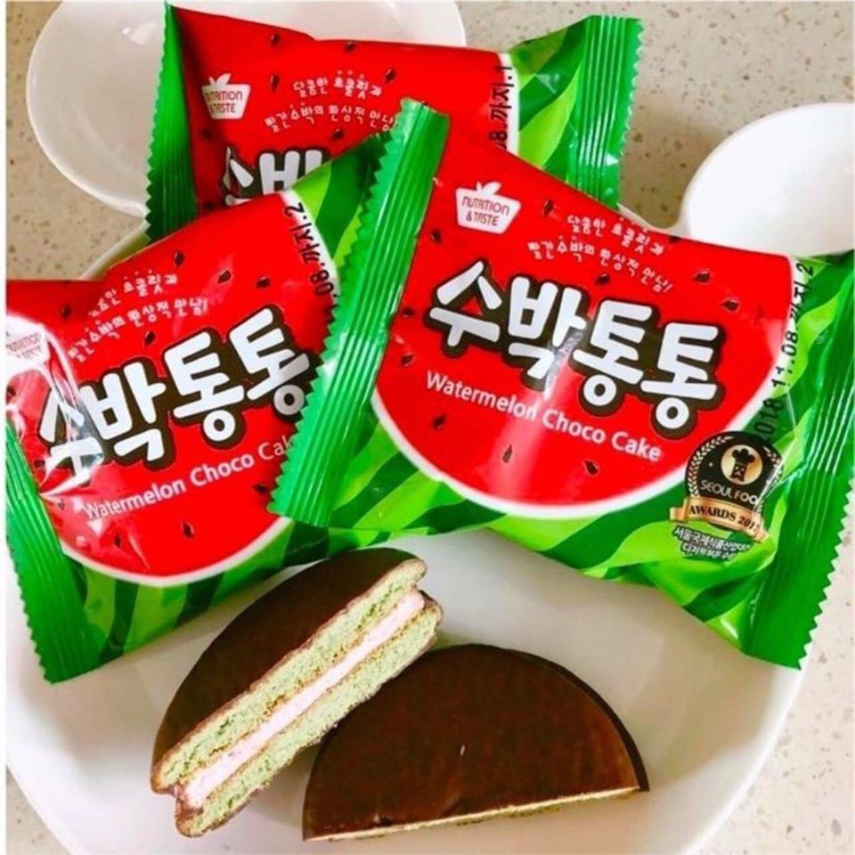 bánh chocopie dưa hấu