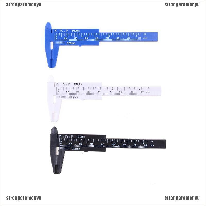 Thước Cặp Cơ Khí Mini 80mm Bằng Nhựa Chuyên Dụng