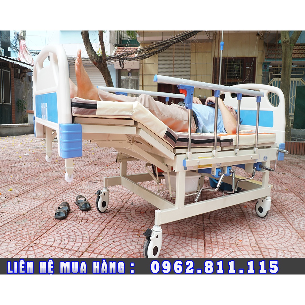 Giường Bệnh Nhân Đa Chức Năng - Chính Hãng Bảo Hành 12 Tháng