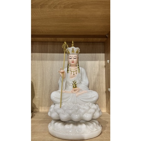 Tượng Địa Tạng Vương Bồ Tát ngồi 30cm Composite và Đá