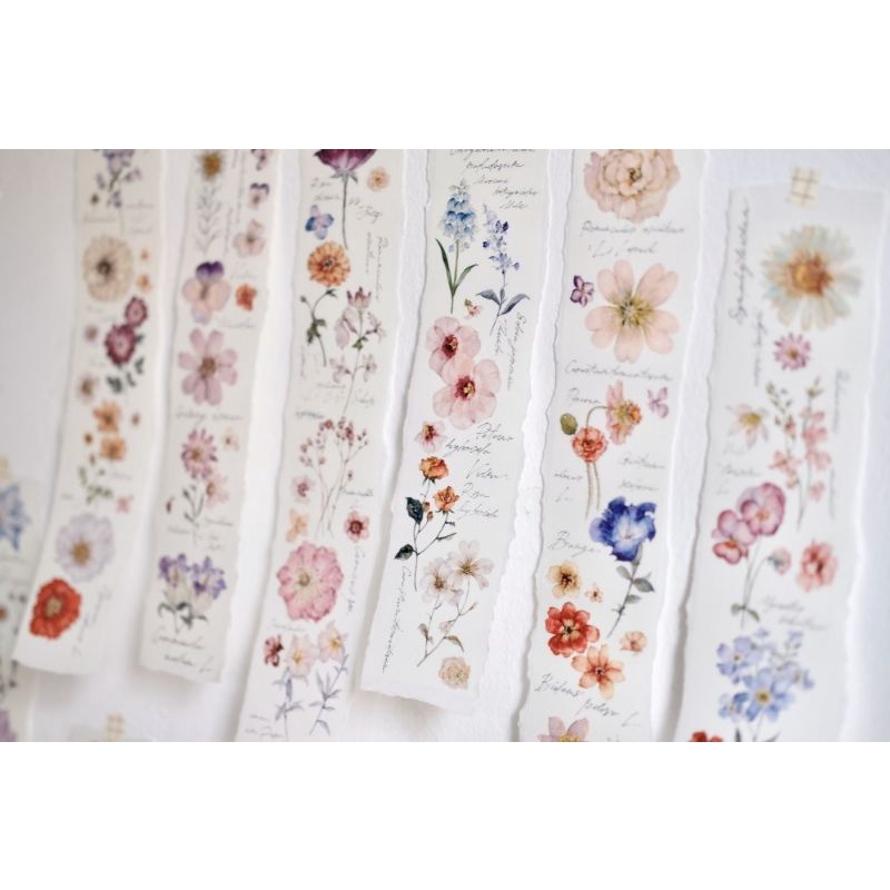 Krisna.room ♡ Freckles Tea vol.1- 1 chu kì 300cm cuộn băng dán Hoa xinh xắn