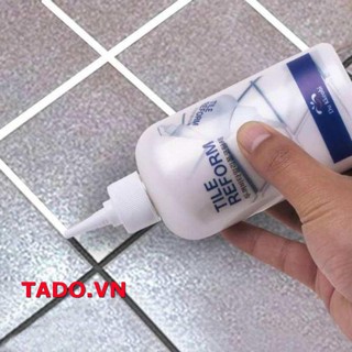 Lọ sơn kẻ chỉ viền sàn gạch sàn nhà tắm, nhà bếp màu trắng siêu đẹp GD841