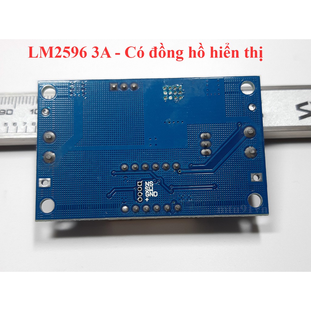 Mạch Nguồn Giảm Áp, Hạ Áp LM2596 3A - Có Led hiển thị Volt