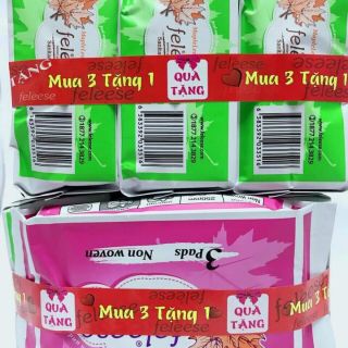 (Mua 3+1) băng vệ sinh Feleese lưới lụa 8 miếng tặng bvs ban đêm 3 miếng