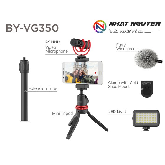 Combo Video Micro BOYA BY-VG350 – Ultimate smartphone video kit