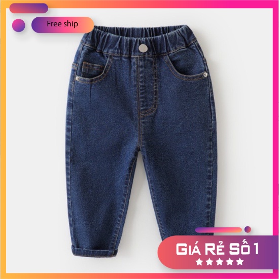 Quần Bò dài Cao cấp cho bé trai bé gái Sành điệu kiểu dáng hàn quốc 10-28kg Songngukids