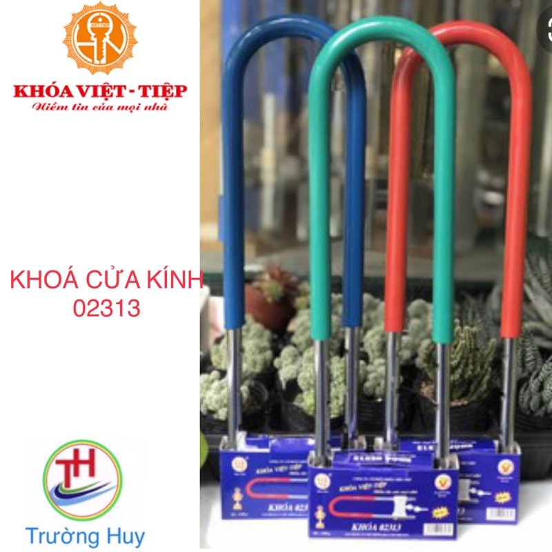 [chính hãng] khoá xe máy, cửa kính chữ U (36cm) Việt Tiệp - 02313 - Bảo hành 2 năm