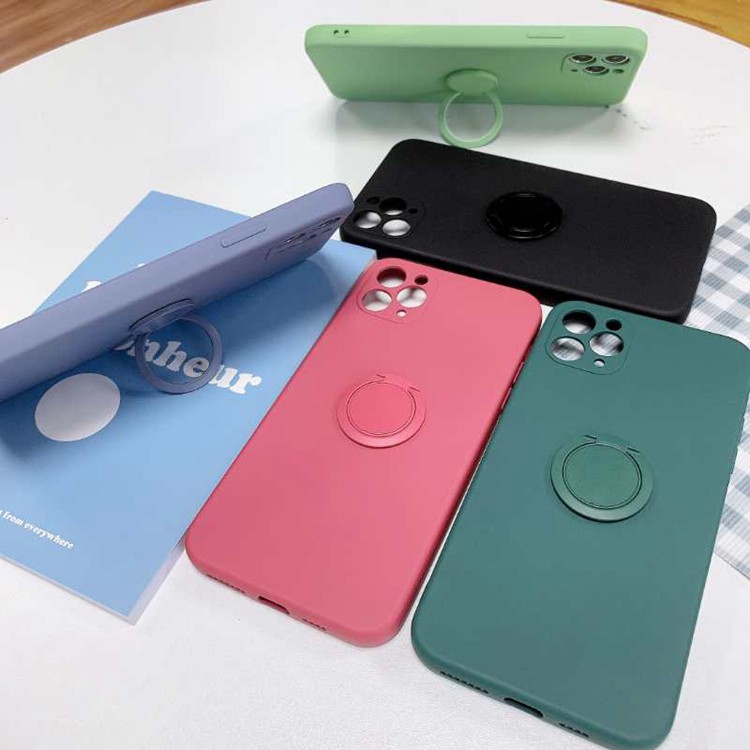 Ốp IPHONE chống bẩn kèm Iring viền vuông giả 7p/8p/x/xsm/11/11pro/pm/12/12pro/12pm/12mini