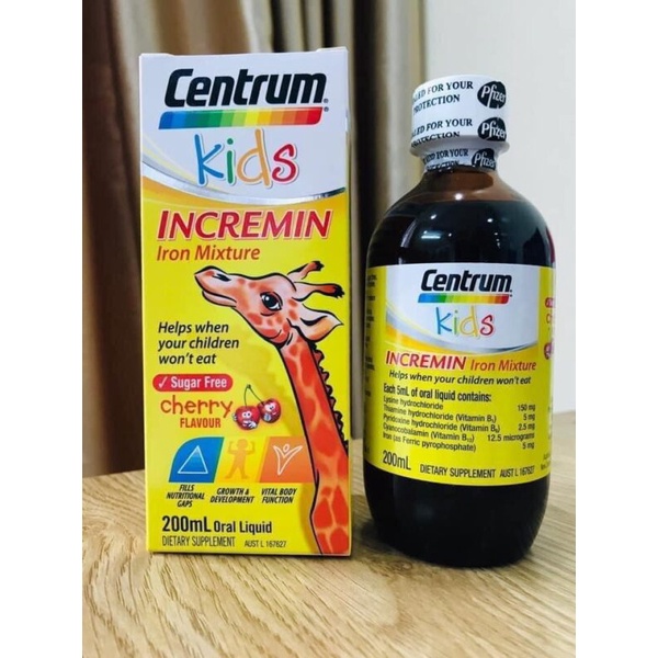 Siro cho trẻ biếng ăn Centrum Kids 200ml