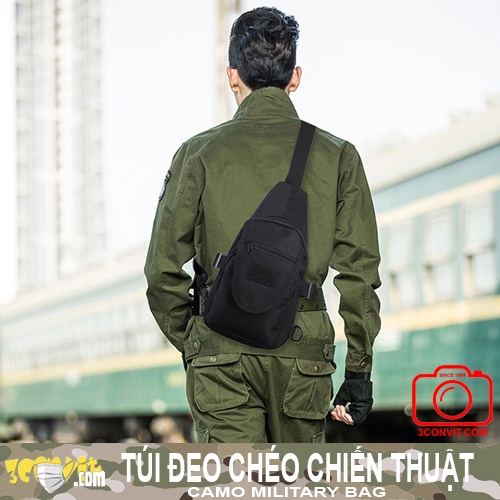 Balo đeo chéo thời trang phong cách chiến thuật