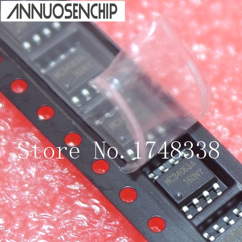 Bộ 50 Linh Kiện Điện Tử MC34063A MC34063 SOP8 SOP MC34063ADR MC34063ADR2G SMD Chuyên Dụng