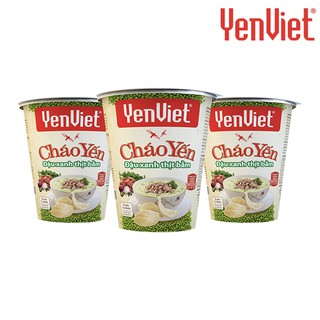 Cháo Yến Đậu Xanh Thịt Bằm YenViet [Thùng 24 ly]