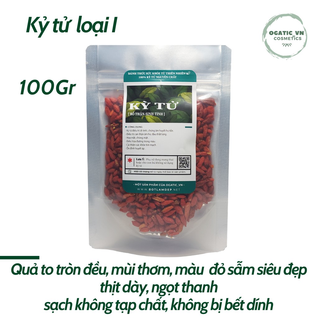 Kỷ Tử Sấy Khô gói 100g