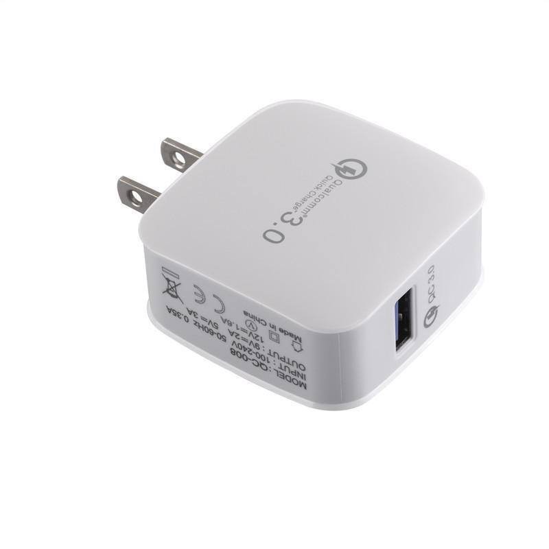 Củ sạc nhanh Quick Charge 3.0 Qualcomm - Bảo hành 12 tháng