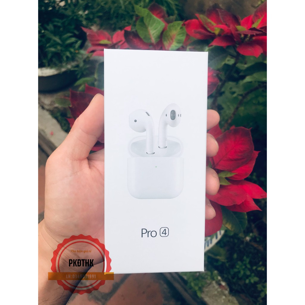 Tai nghe Không Dây Bluetooth Airpod Pro 4 Phiên Bản Nâng Cấp 2020 [RẺ VÔ ĐỊCH]