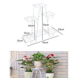 Combo 2 kệ cây cảnh 6 tầng