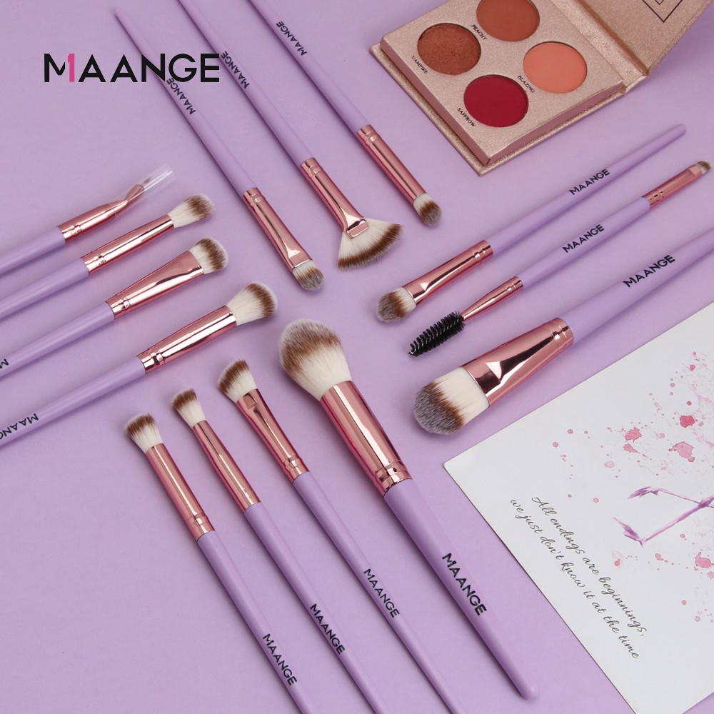 Bộ Cọ Trang Điểm 14 cây MAANGE Chất Lượng Cao