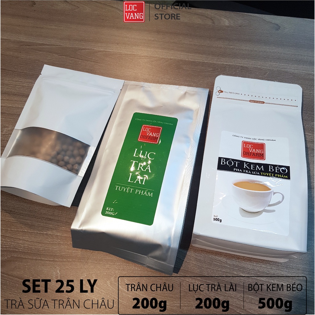 Trà Sữa Trân Châu SET 25 LY Lục Trà Lài (Lục Trà Nhài) Nguyên Liệu Làm Trà Sữa Tự Pha | BigBuy360 - bigbuy360.vn
