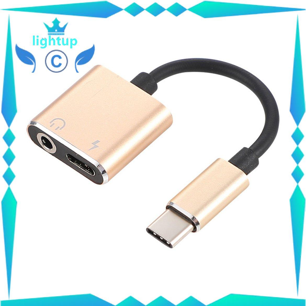 Cáp Chuyển Đổi Usb C Sang Jack 3.5 Type C 2 Trong 1 Đầu Cắm 3.5mm