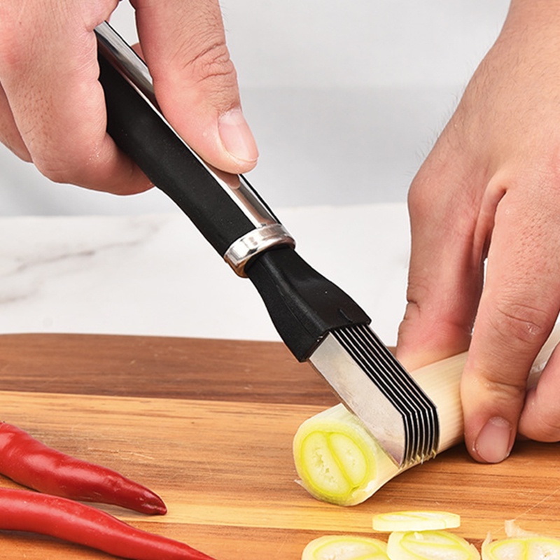 Máy cắt hành tây bằng thép không gỉ Graters Đa chức năng Hành tây Tỏi Cà chua Dao cắt rau củ Máy cắt lát Nhà bếp Tiện ích nấu ăn