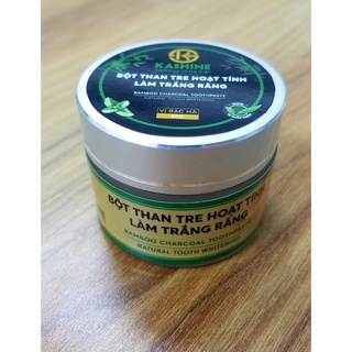 BỘT THAN TRE HOẠT TÍNH LÀM TRẮNG RĂNG (HỘP 100GR)