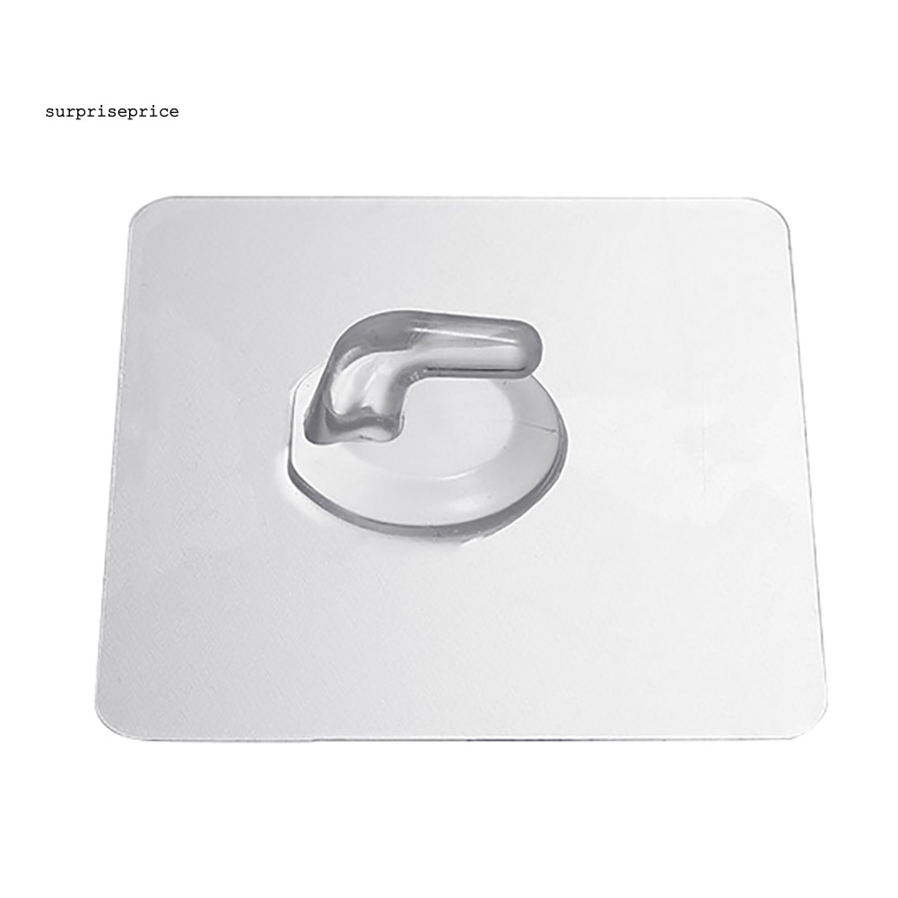 Set 10 móc treo tường trong suốt chống nước siêu dính tiện lợi