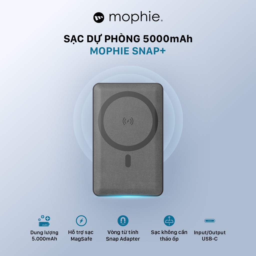 Sạc dự phòng Mophie Snap+ juice pack mini 5,000mAh