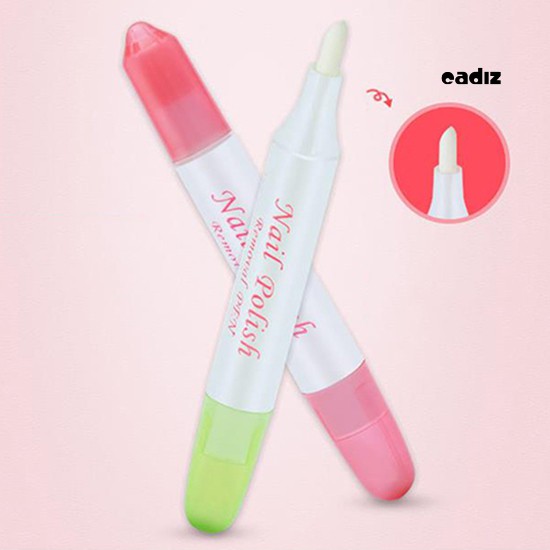 [Hàng mới về] Bút Tẩy Sơn Móng Tay Chuyên Dụng Kèm 3 Đầu Thay Thế