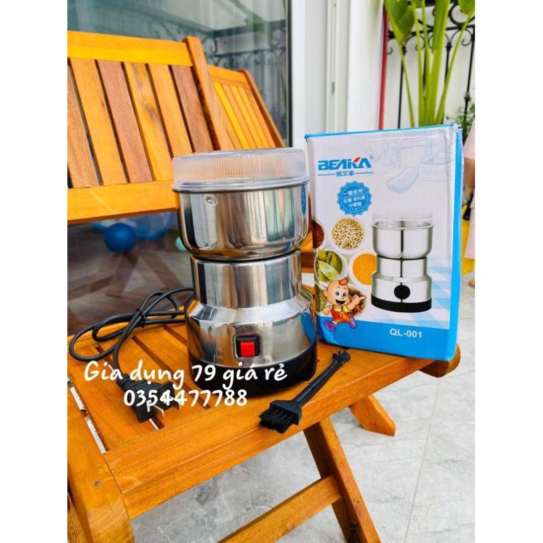 MÁY XAY ĐỒ KHÔ SIÊU MỊN , MÁY XAY CAFE - NGŨ CỐC - CÁC LOẠI HẠT MINI NHỎ GỌN  QC103