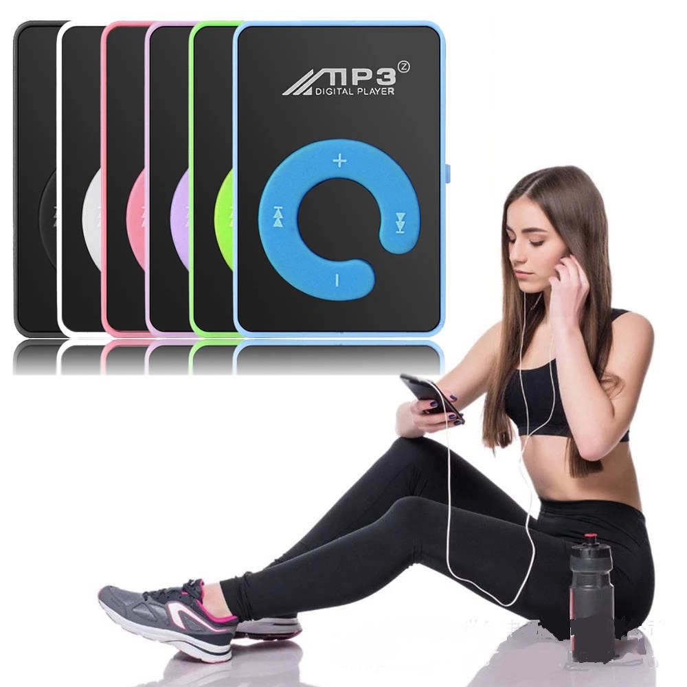 Máy Nghe Nhạc Mp3 Mini Hỗ Trợ Khe Cắm Thẻ Nhớ