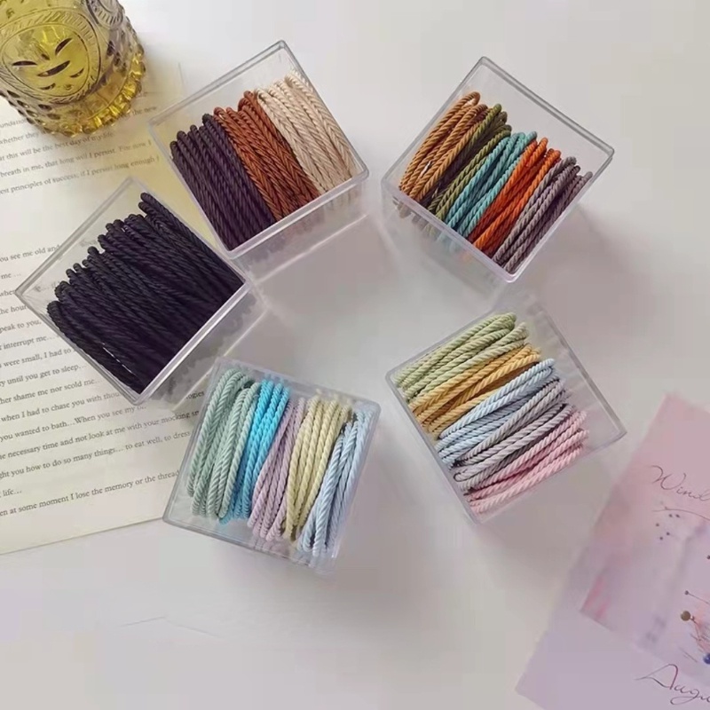 Dây Buộc Tóc Đuôi Ngựa Kiểu Dáng Đơn Giản Xinh Xắn