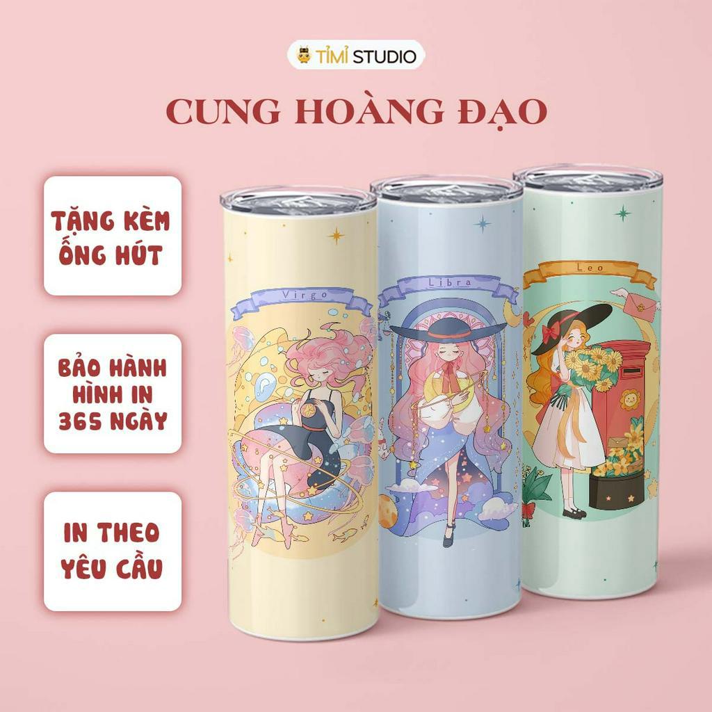 Bình Giữ Nhiệt Hình Cung Hoàng Đạo - Ly Giữ Nhiệt Hình Cung Hoàng Đạo - Cốc Giữ Nhiệt Hình Cung Hoàng Đạo
