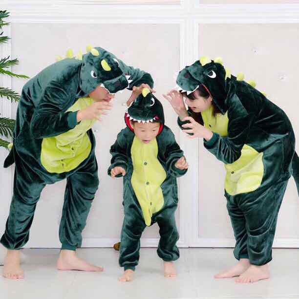 [MÃ BLUE5 Bộ Đồ Khủng Long xanh liền thân lông mịn Pijama dành Cho Người Lớn và Trẻ Em Hoạt hình Cosplay Kigurumi O | BigBuy360 - bigbuy360.vn