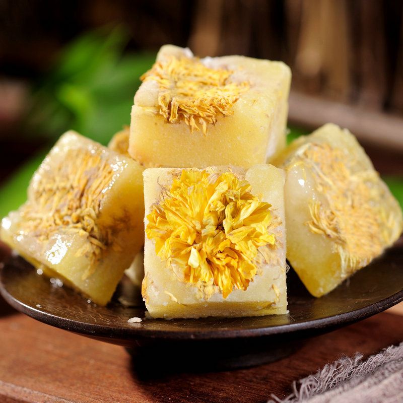 TÚI 500G TRÀ HOA CÚC ĐƯỜNG PHÈN MẬT ONG, TỐT CHO SỨC KHỎE, CẢI THIỆN GIẤC NGỦ