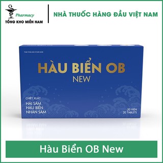 Hàu Biển OB New - Giúp bổ thận & tăng cường sinh lý nam giới - Hộp 20 viên - Tổng Kho MiềnNam