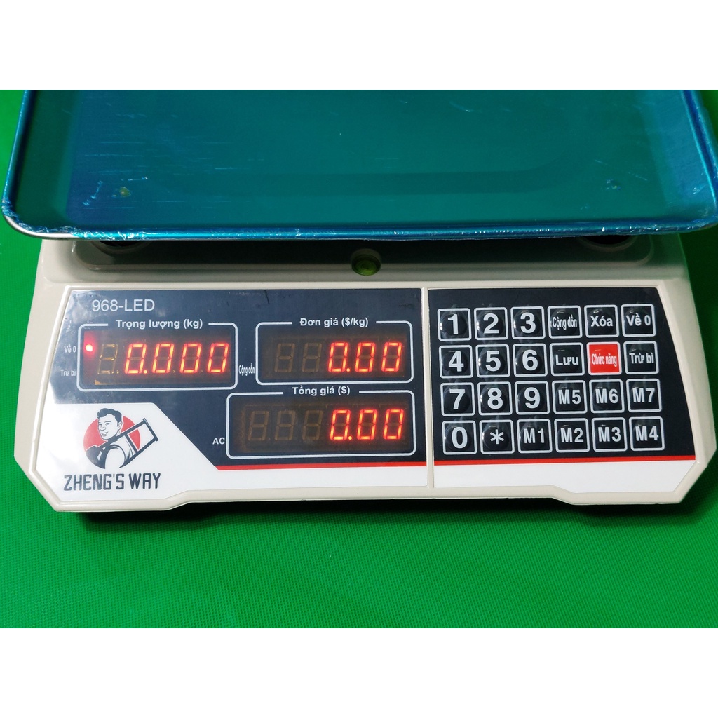 CÂN ĐIỆN TỬ 30KG ZHIENG'S WAY MODEL 968-LED