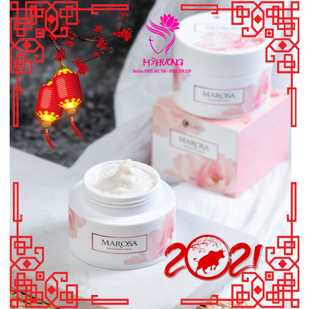 Tẩy tế bào chết MAROSA an toàn và dịu nhẹ cho mọi loại da đặc biệt là da nhạy cảm