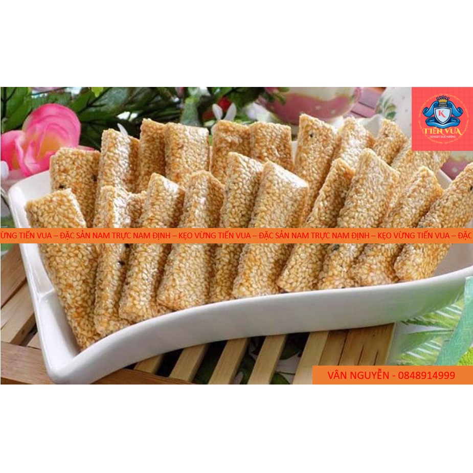 KẸO VỪNG - TIẾN VUA  💥 KẸO TIẾN VUA 💥 - ĐẶC SẢN  QUÊ HƯƠNG  - Loại đặc biệt- 420g