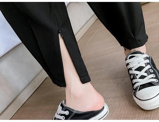 Mẫu mới) Quần baggy khoá chân siêu hot