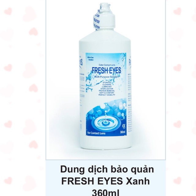 Dung dịch bảo quản Fresh Eyes xanh