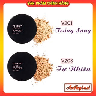 Phấn phủ bột trang điểm TFS Tone Up Loose Powder The Face Shop kiềm dầu hiệu quả 10g