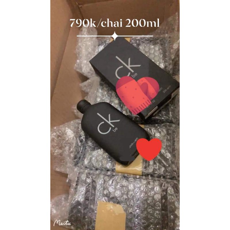 Nước hoa cho mọi giới tính CK Be