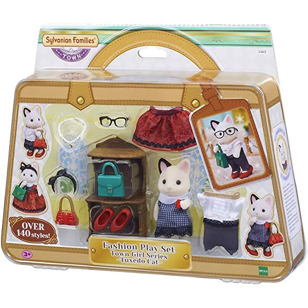 Đồ chơi nhập vai Mèo Texudo biểu diễn thời trang Sylvanian Families