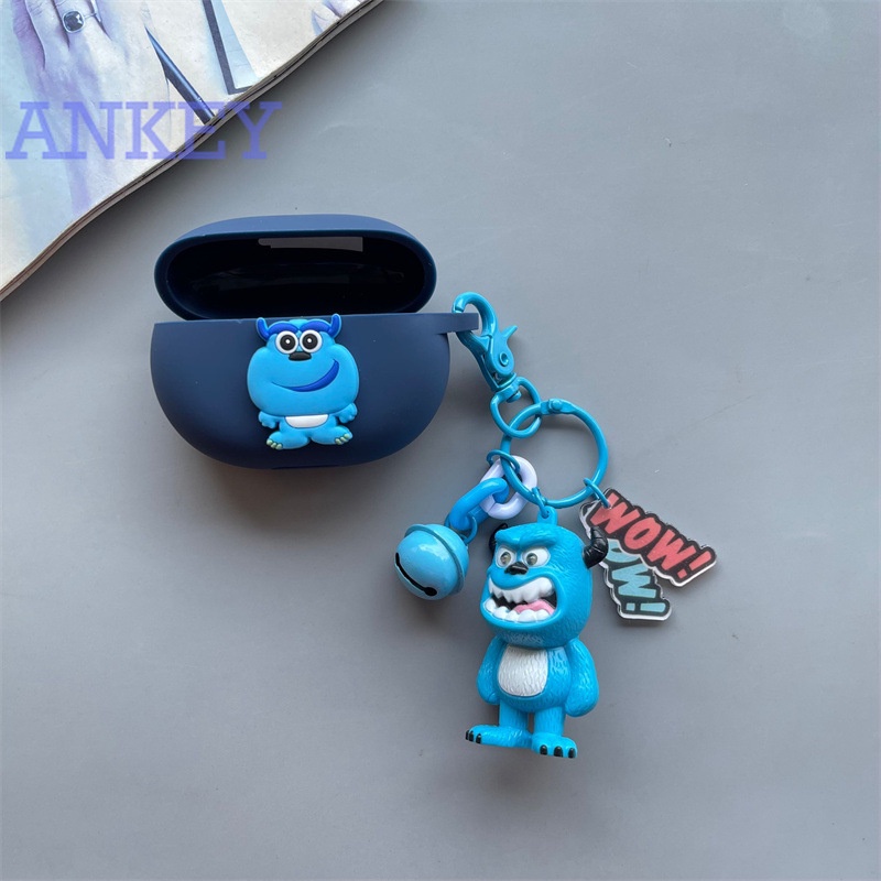 Case for Beats Studio Buds Vỏ hộp sạc tai nghe không dây silicon mềm chống nước chống sốc dễ thương có móc treo cho