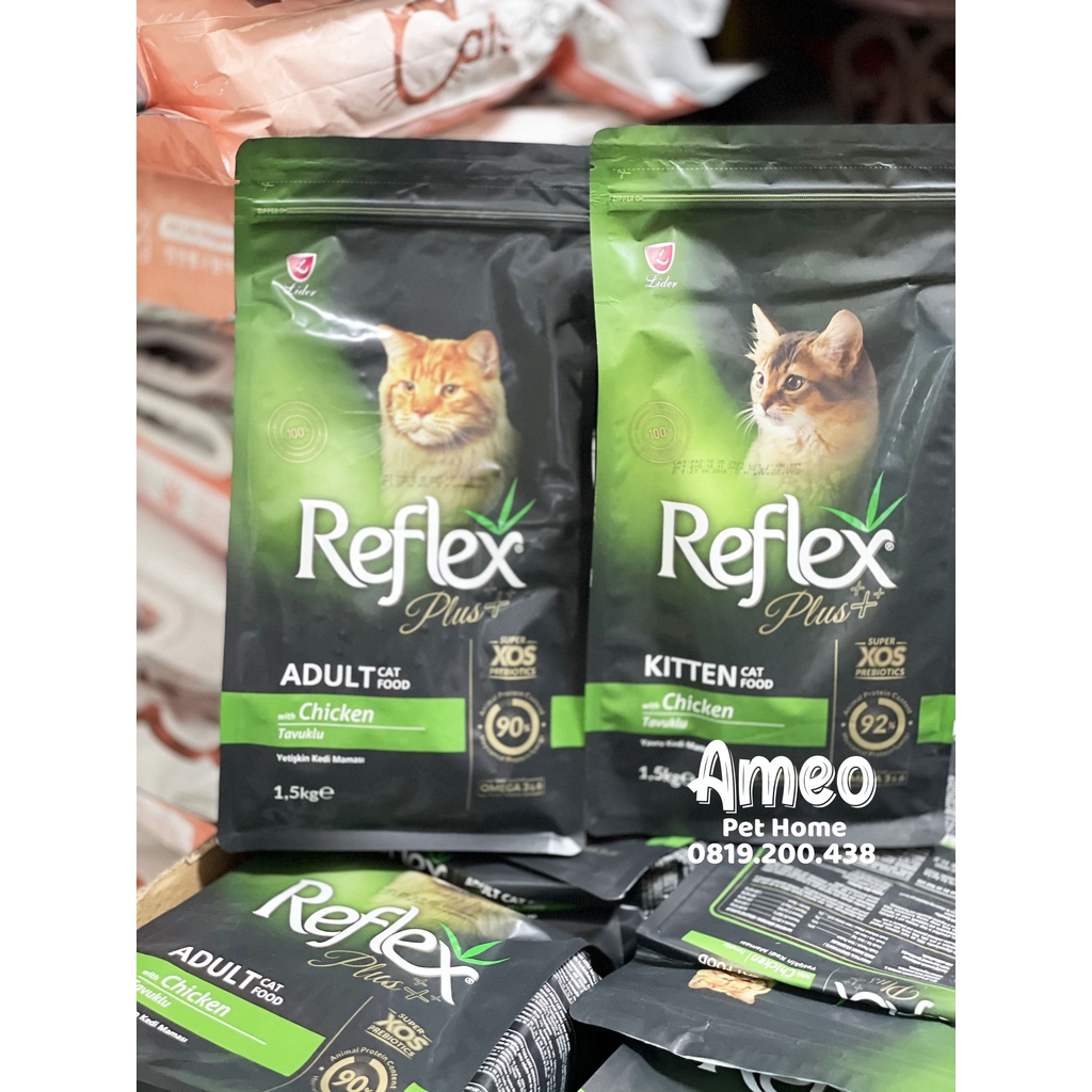 Thức ăn cho mèo trưởng thành Reflex PLUS Adult Thịt Gà Nguyên Seal | Reflex Plus Adult Cat Food Chicken 1,5kg