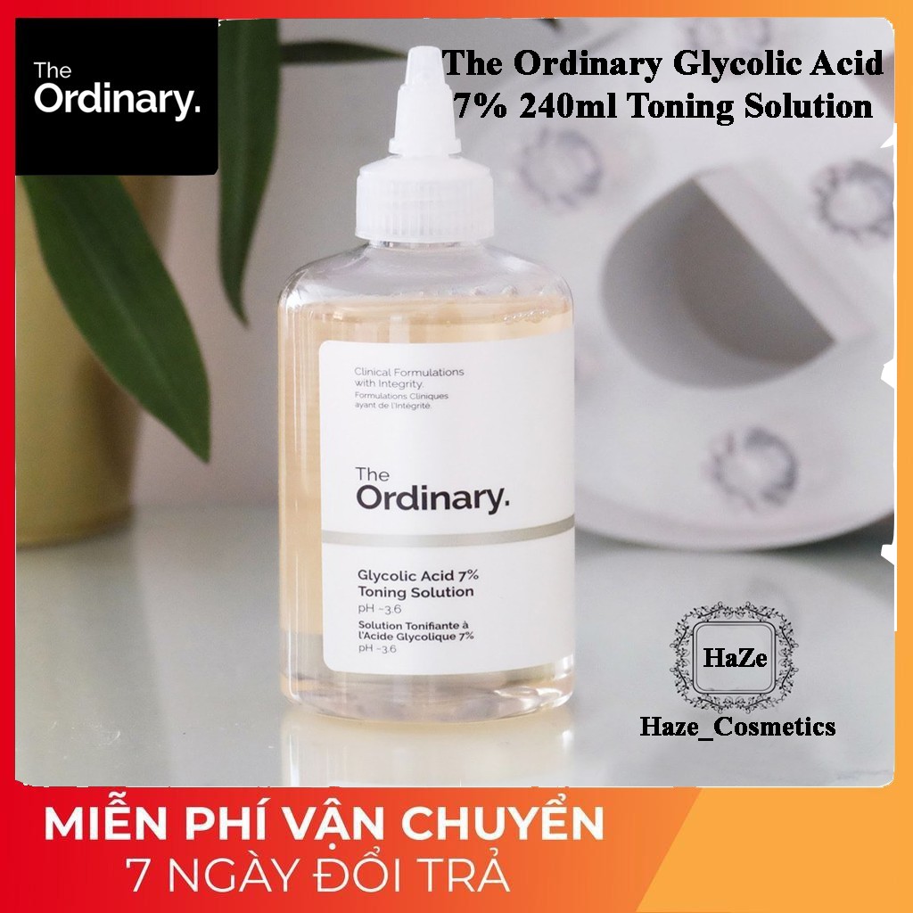 Toner The Ordinary Glycolic Acid 7% 240ml Toning Solution Tẩy Da Chết