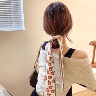 Dây Buộc Tóc Đính Nơ Đa Năng Kiểu Retro