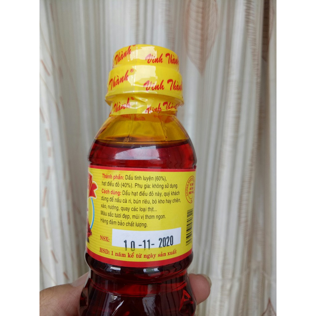 Dầu điều đỏ Vinh Thành 100-250ml - SỈ GIÁ TỐT | BigBuy360 - bigbuy360.vn