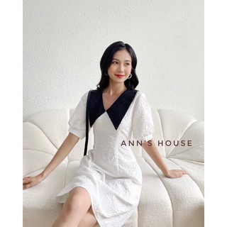 Váy gấm nổi chiết ly eo